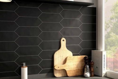 Керамогранит Equipe Kite Dark Grey напольная 10х30